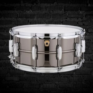 Ludwig Black Beauty Snare Drum - 6.5" x 14",- Black Nickel Over Brass