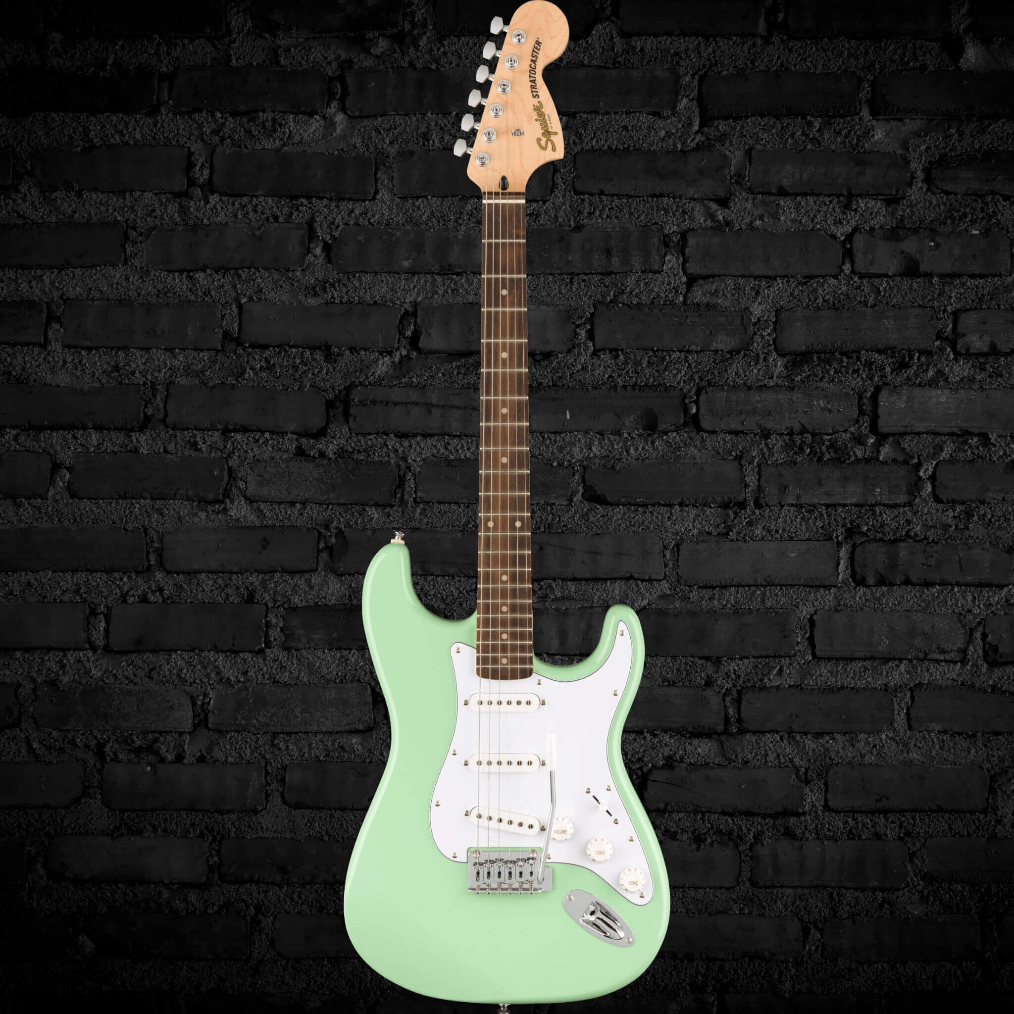Squier Affinity Series Stratocaster - Surf Green with White Pearloid Pickguard