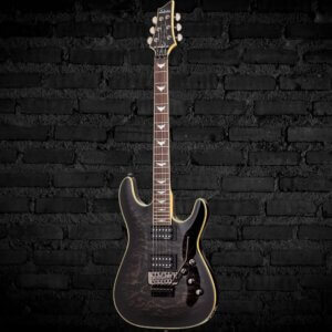 Schecter Omen Extreme-6 FR Electric Guitar - See-Thru Black