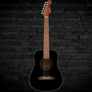 Fender California Standard Redondo Mini Acoustic Guitar - Black