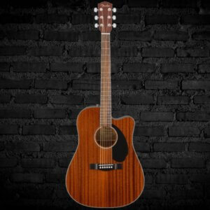 Fender CD-60SCE All Mahogany Acoustic Guitar - Natural