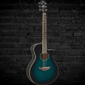 Yamaha APX600 Thinline Cutaway Acoustic-electric Guitar - Oriental Blue Burst