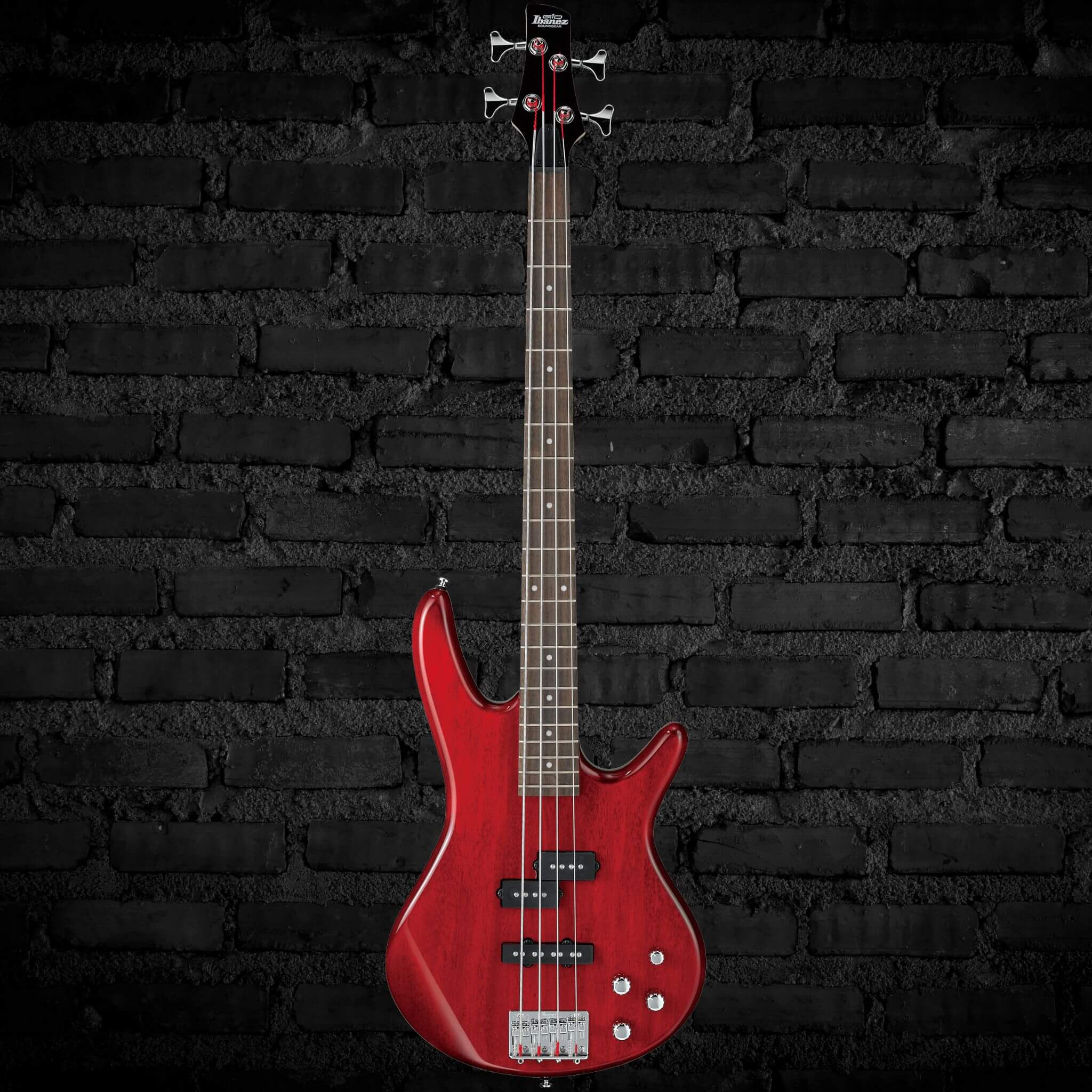 Ibanez Gio GSR200TR Bass Guitar - Transparent Red - Hubbard Music