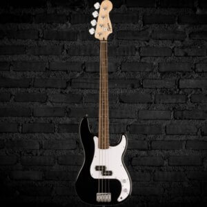 Squier Sonic Precision Bass - Black with Laurel Fingerboard