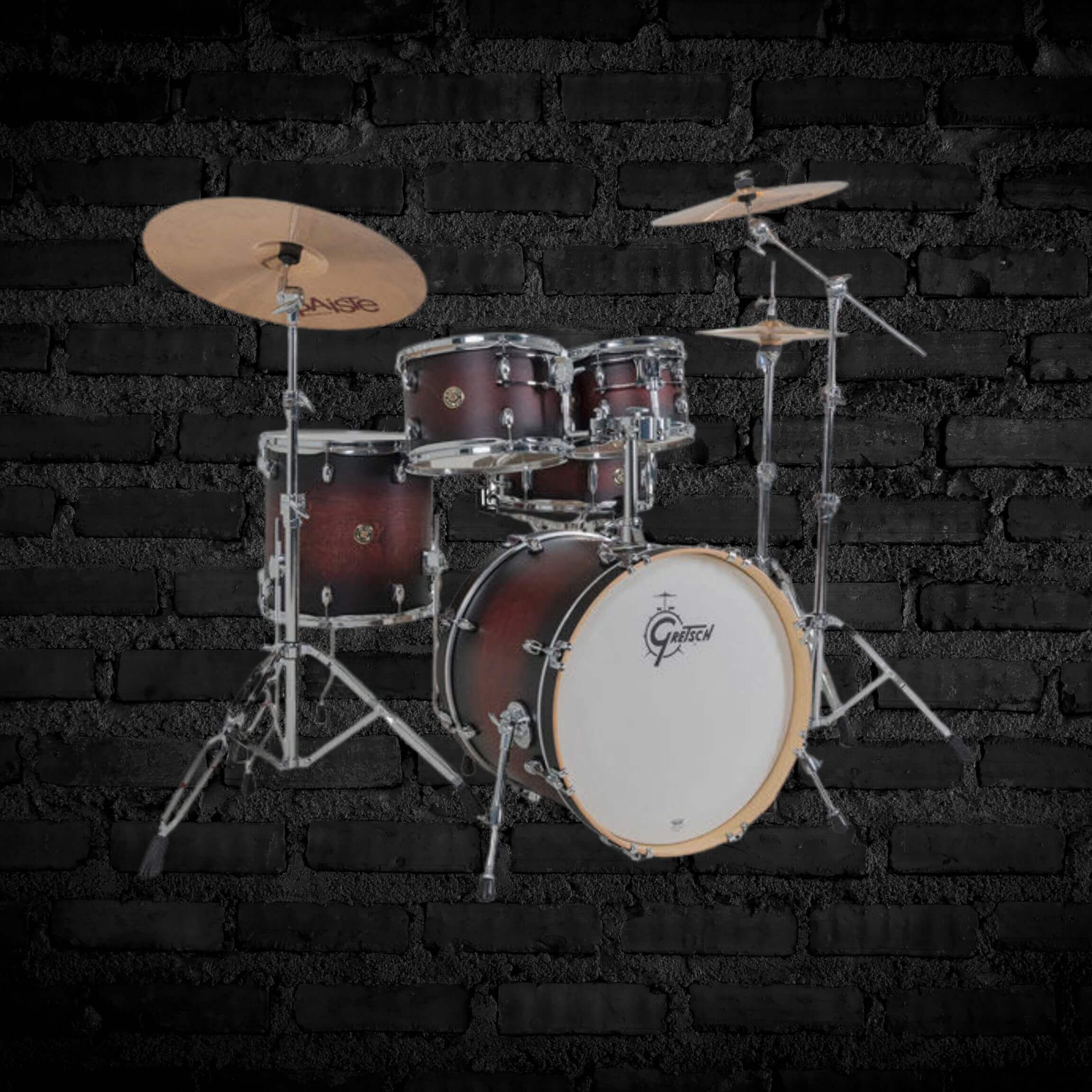 *IN-STORE ONLY PICK-UP ONLY* Gretsch Drums Catalina Maple 5-piece Shell Pack with Snare Drum - Deep Cherry Burst SHELLS ONLY